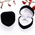 thumbnail image 5 of ZMHIXM Velvet Ring Box Earrings Box Jewelry Case Storage Gift Proposal Engagement Wedding Box Jewelry Counter Display, 5 of 7