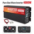 thumbnail image 2 of Pure Sine Wave Inverter 3000W 4000W 5000W Double Socket LCD Display DC To AC Voltage Converter Power Supply ,Easy to Use, 2 of 7