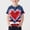 Multicolor4, variant on Afuyipoi Boys Graphic T-Shirt (for 3-15) Stripe Independence Day Celebration Crew Neck Short Sleeve Summer Tshirt for Kids Multicolor Size 5