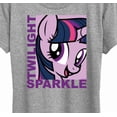 thumbnail image 3 of My Little Pony - Character Block Twilight Sparkle - Women's Short Sleeve Graphic T-Shirt, 3 of 5