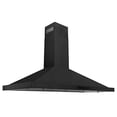 thumbnail image 1 of ZLINE Hotte de Cuisinière Murale à Évent Convertible en Acier Inoxydable Noir (BSKBN) (42), 1 of 7
