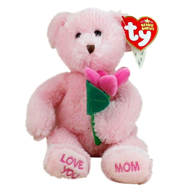 Ty Beanie Baby Love U Mom The Bear Stuffed Animal Mwmt S Walmart Com
