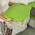 thumbnail image 3 of Sterilite 66L Easy Carry Storage Box- Spicy Lime, 3 of 4