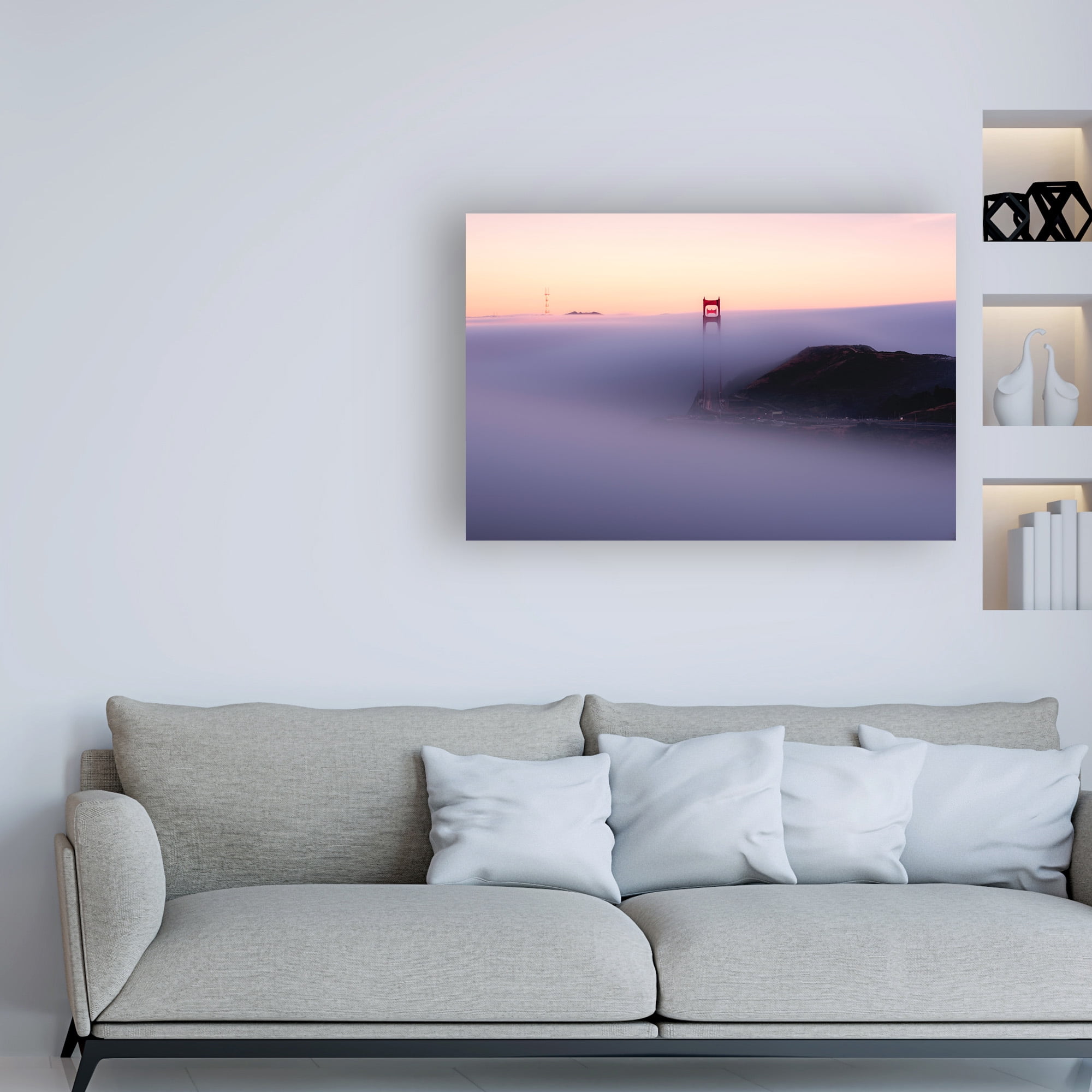 Trademark Fine Art 'Batman Fog' Canvas Art by Bruce Gett