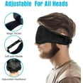 thumbnail image 7 of MUSICOZY Sleep Headphones, 3D Sleep Mask Bluetooth Wireless Sleeping Headphones Earbuds Built-in HD Ultra Soft Thin Speakers Microphones for Side Sleepers Men Women Cool Gadgets Unique Gifts, 7 of 7