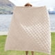 thumbnail image 2 of Manta polar Bedsure beige claro para sofá, 150 x 200 cm, 2 of 6