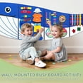 thumbnail image 5 of Whale Montessori Busy Board Toddler Busy Board, Activities Foldable Montessoris Toys for 3+ Years Old Wall Panel, 5 of 7
