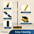 thumbnail image 4 of Yocada Push Broom Outdoor Cleaning Stiff Bristles Brooms, 4 of 7