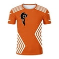 thumbnail image 1 of LUOGENLI T-shirts pour Hommes T-shirts Actifs à Col Rond pour Hommes T-shirts de Course Athlétiques Gym Entraînement Manches Courtes Hauts T-shirts Graphiques TTG Grand Pâques Orange TTG, 1 of 3