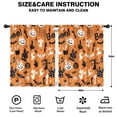 thumbnail image 2 of Blackout Kids Curtains,Classic Halloween Pattern Childrens Insulated Curtains Set Of 2,Bedroom Essentials,Toddler Room Decor 42"x54", 2 of 5