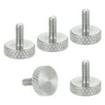 thumbnail image 1 of Uxcell M2.5x6mm Vis Vernier, Vis à Pouce en Acier Inoxydable 304, Vis à Tête Plate, Vis à Tête Moletée en Diamant, Boutons de Serrage, Filetage à Main, 5 Pcs, 1 of 7