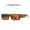 Hawksbill Box Dried, variant on Fashion Sunglasses for Men and Women - Small Frame Street Shot Sun Glasses - Versatile, Elegant, and Stylish Eyewear for Travel and Everyday Wear