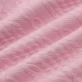 thumbnail image 6 of Xudanell Zip up Hoodie Women Solid Color Simple Oversized Sweatshirt Woven Texture Hoodie Sweater Pink XXXL, 6 of 9