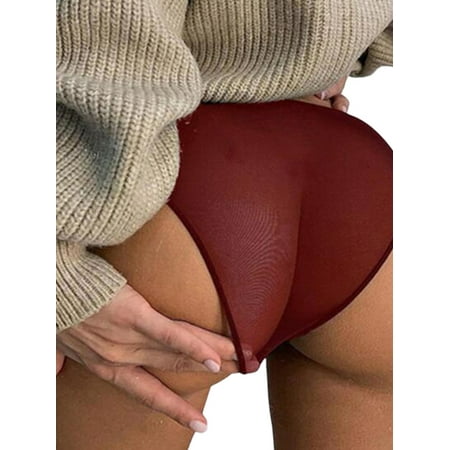 

Cilcicy Women Petites Hipster Underwear Mesh Panties Brief