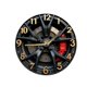 thumbnail image 4 of Reloj de pared decorativo con diseño de rueda de coche, elegante y silencioso. 20 centímetros, 4 of 8