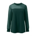 thumbnail image 5 of CONZONE Women's Lace Mesh T-Shirts Long Sleeve See Through T Shirts for Women Casual Crew Neck Sequined Lightweight Tees Soft Cozy Dailywear, 5 of 7