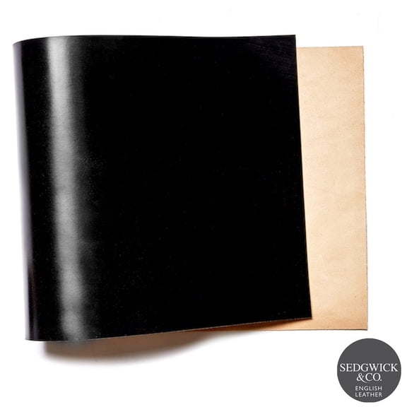Sedgwick English Bridle Leather, Panel, Black