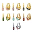 thumbnail image 4 of Geemwin 925 Silver Needle Circle Ear Buckle Ear Studs Female Personality Style Simple and Versatile Cold Style Earrings, 4 of 5