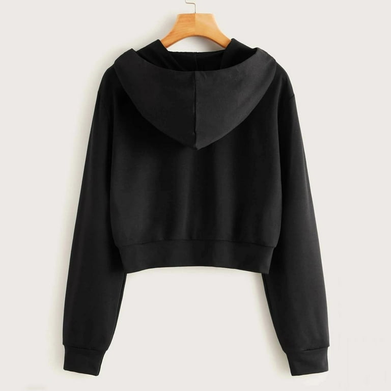 Dezsed Hoodies for Women Casual Zip Up Drawstring Cropped Dezsed Hoodies for Women Casual Zip Up Drawstring Cropped