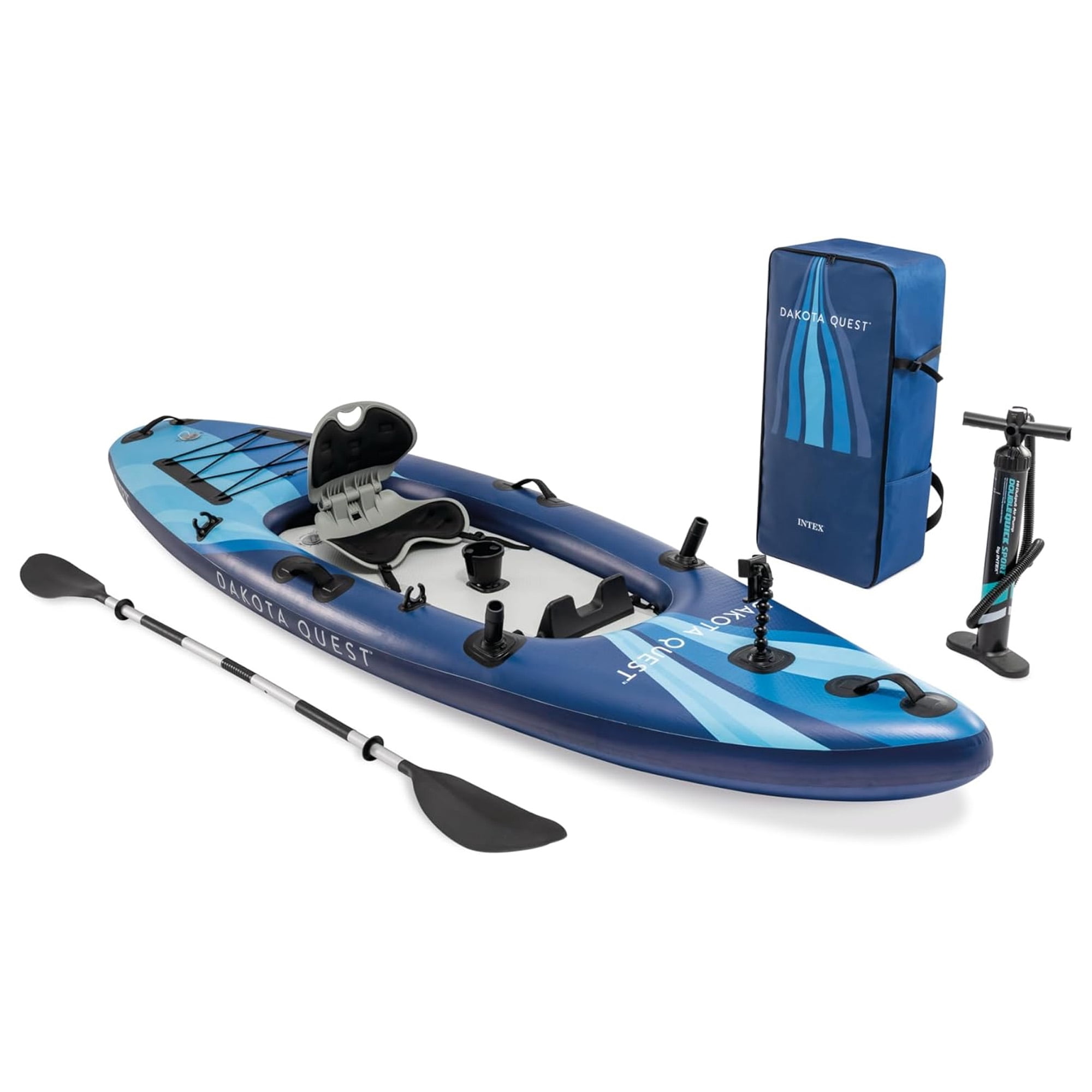 Intex Explorer K2 Kayak, 2-Person Inflatable Set with Oars and Air