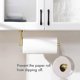 thumbnail image 3 of UBIUO Kitchen Paper Towel Holder Brushed Brass for 11-Inch Long Paper Towel Roll Wall Mount Dispenser SUS 304 Stainless Steel, A2175S30-BZ, 3 of 4