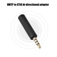thumbnail image 4 of Adaptador de auriculares de conversión OMTP a CTIA de 3,5 mm para auriculares negros (3 piezas), 4 of 5