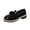 Black, variant on Black Women All Season Loafers Patent Leather Shiny Finish Big Bow Detail Block Heel Slip On Casual Shoes Outdoor Indoor Wear Size Eu 36