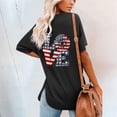 thumbnail image 2 of Icvfdpl 2024 Summer T Shirts For Womens New Side Slit Loose Pullover Short Sleeve Tee Shirt Soft Comforable Outfits For Women, 2 of 7