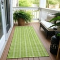 thumbnail image 6 of Addison Rugs Chantille Indoor/Outdoor Transitional Stripes Lime Washable Runner Rug, 2'3" x 7'6", 6 of 6