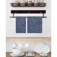 thumbnail image 2 of Navy Blue Kitchen Dish Towels for Drying Dishes Set of 3, Farmhouse Vintage Blue Solid Color Modern Waffle Weave Microfiber Hand Tea Bathroom Towels Quick Dry & Absorbent Towel 15.7x23.6, 2 of 7