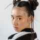 thumbnail image 3 of 4 extensiones de cabello sintético para mujer, largas, con coleta y trenzas., 3 of 7