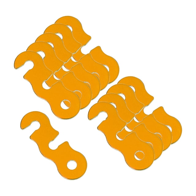 Ajustador de Cuerda de Tienda Kusrkot 10 Piezas Aleación de Aluminio 42X15mm