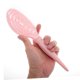 thumbnail image 4 of Peine para peinar el cabello con cepillo ovalado curvo ergonómico para dar volumen, diseño ligero y hueco., 4 of 5