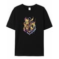 thumbnail image 7 of Anchor Rope Men's T Shirts Yellow Flame T-Shirt for Men Crew Neck Tees Cotton Tops, Black, S, 7 of 7