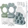 thumbnail image 1 of Set de alimentador para comida de bebé y moldes para paletas Mukylar, libre de BPA, 1 of 6