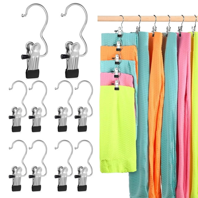 Organizador para leggings WAYDA de Pant Hangers, paquete de 20 unidades, que ahorra espacio