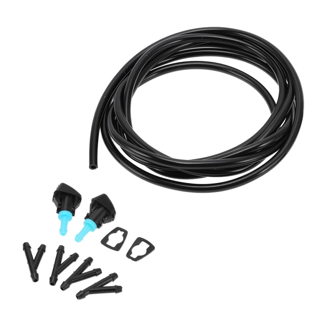 Kit de boquilla de limpiaparabris Unique Bargains Frontal No.05303834AB para Jeep Patriot 2008-2016 Negro Azul 1 Set