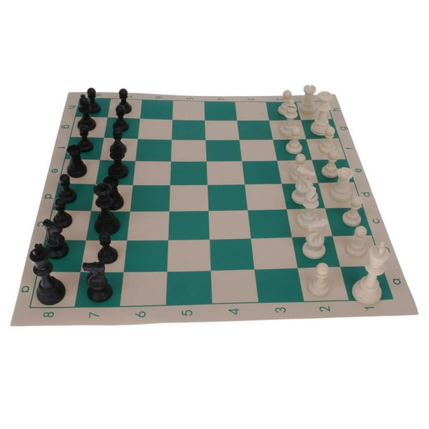 Alfombrilla Enrollable Juego de Tablero de Ajedrez 32 Piezas Zulema Ajedrez internacional