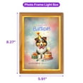 thumbnail image 5 of Happy Birthday Cute Puppy Shetland Sheepdog with Cake Gifts Party Hat Acrylic Plaque with Wood Photo Frame Box Sheltie Dog Lover Gifts Light Box - 00029, 5 of 5