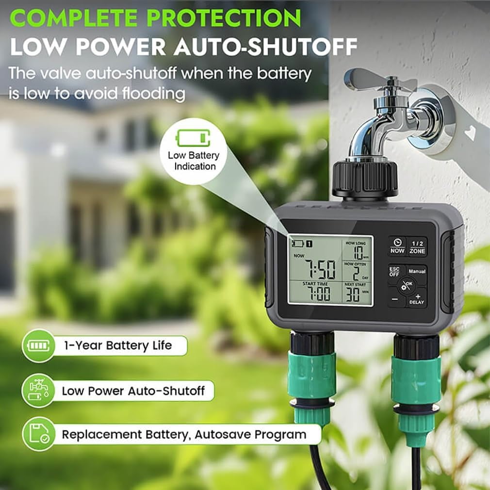 2026 Upgraded 16-Nozzle Oscillating Sprinkler Activated Splash Pad for Lawn & Garden(Q)