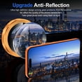 thumbnail image 4 of CASEFIV Camera Lens Protector for iPhone 17 Pro/iPhone 17 Pro Max, Tempered Glass Screen Protector Metal Individual Camera Cover Accessories Case Friendly,Orange, 4 of 7