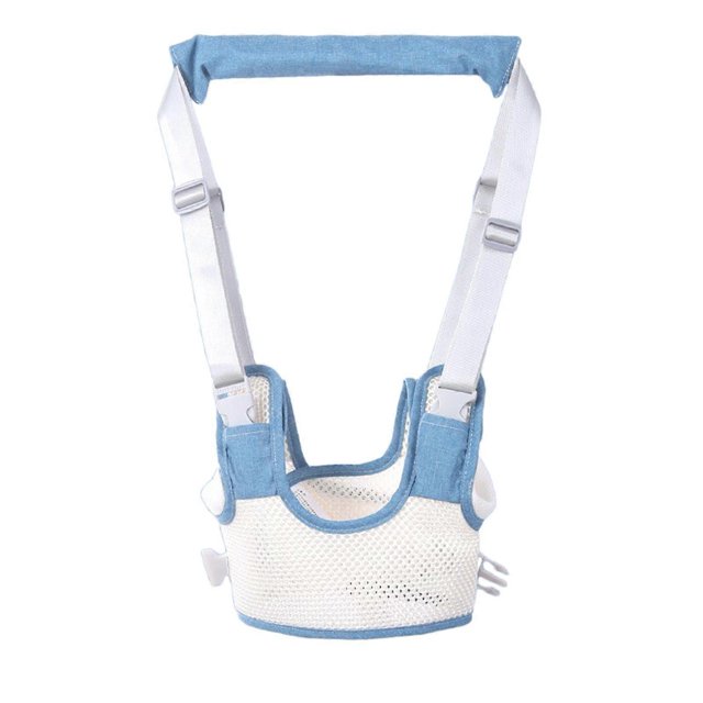 Toddler Walking Harness Helper Breathable Comfortable Adjustable Infant Walker Assistant Belt For Kids-9192339848239 Light Blue