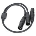 thumbnail image 4 of Cable XLR hembra a macho, JORINDO JD6074 XLR hembra XL Rto XLR Cable de conexión XLR hembra a doble XLR macho Cable diseño aerodinámico, 4 of 8