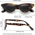 thumbnail image 5 of Gafas de Sol IOHLNG Retro Vintage Ojo de Gato para Mujeres y Hombres, 5 of 5
