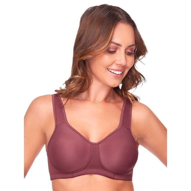 Bra Copa completa Ilusión 7306 chocolate 42C sin varilla Tirantes anchos