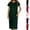 Style2-Green dresses for women, variant on Womens V Neck Short Sleeve Dress Mesh Insert Cutout Shoulder Tie Waist A Line Midi Sundress for Summer Coffee M