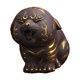thumbnail image 4 of Estatua de mascota de té, suerte, fortuna, coleccionable, mini escultura, figura en miniatura para violeta dorado, 4 of 9
