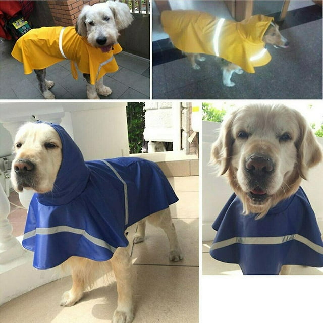 Veste Imperméable pour Chien Vêtements d'Automne Veste de Pluie Extérieure