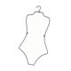 thumbnail image 5 of Percha para trajes de baño, perchero para lencería, percha ligera con forma de cuerpo, para bikini, perchero para trajes de baño para escaparate o negro, 5 of 8