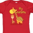 thumbnail image 4 of Inktastic My Grandma Loves Me Giraffe Boys or Girls Baby Bodysuit, 4 of 5